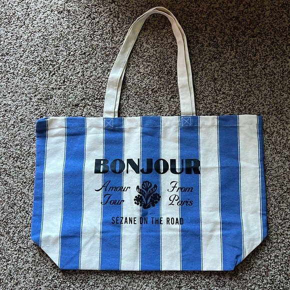 Sezane Handbags - 🆕 Sézane Bonjour striped tote bag